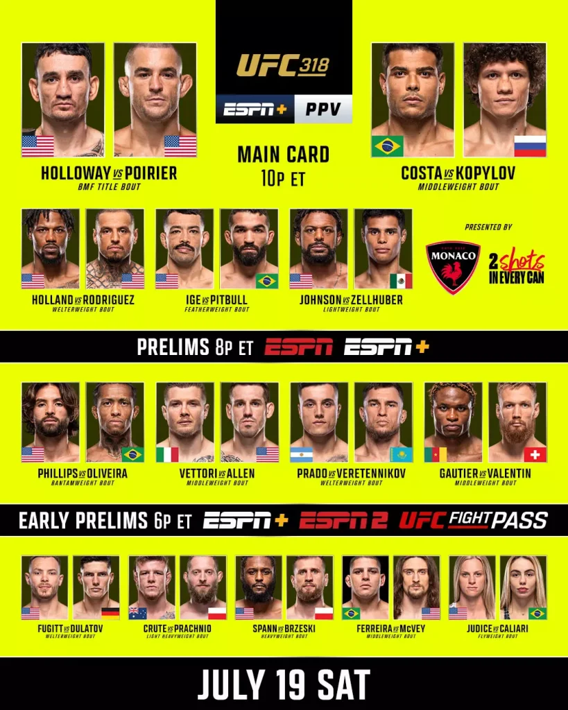 Image By UFC Official X UFC Fight Schedule